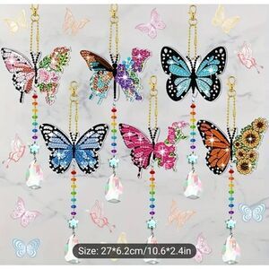 1pc butterfly mandala diamond acrylic art painting diy set